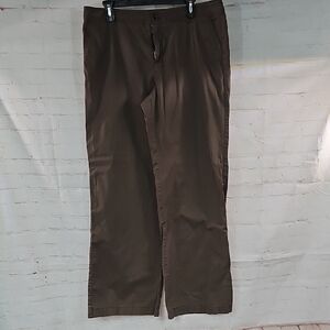 GAP Brown Chinos Straight-Leg Cotton Blend